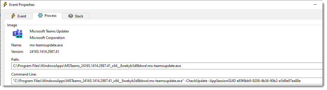 Screenprint of Windows App Updater process screen