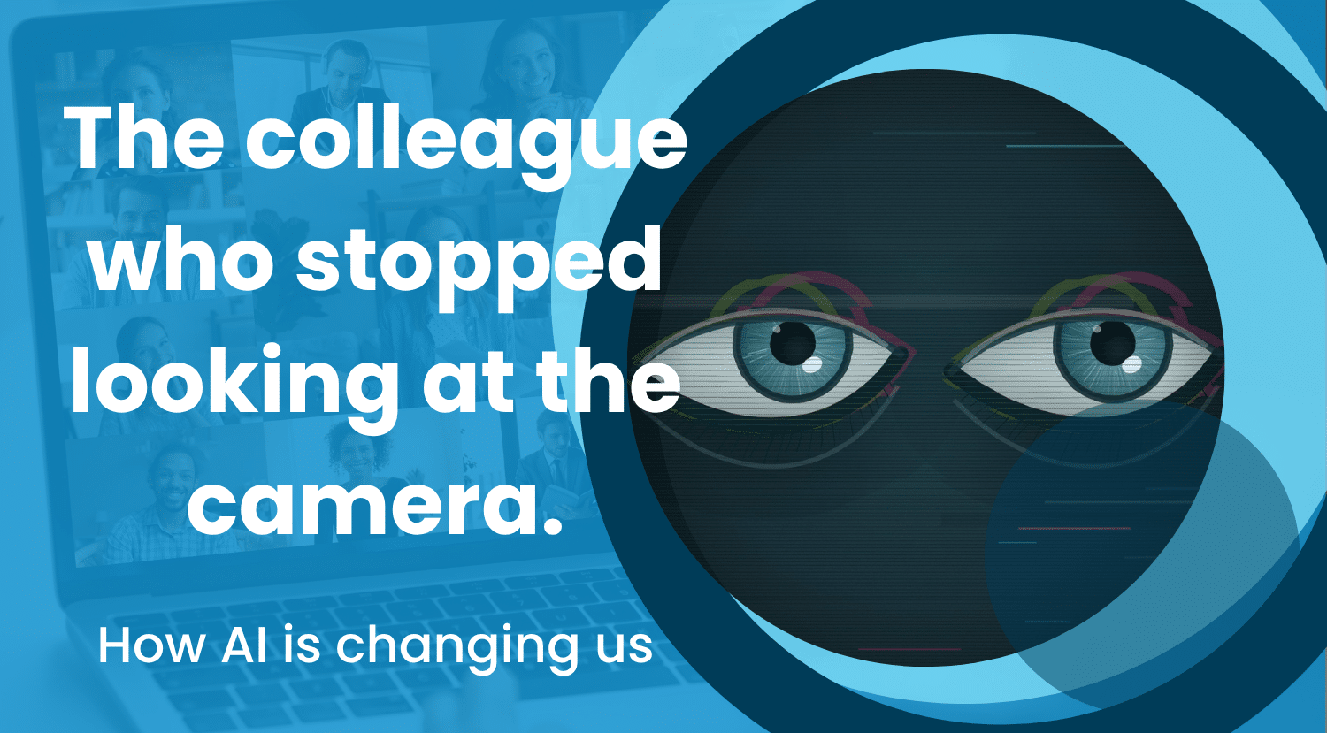 The colleague who stopped looking at the camera