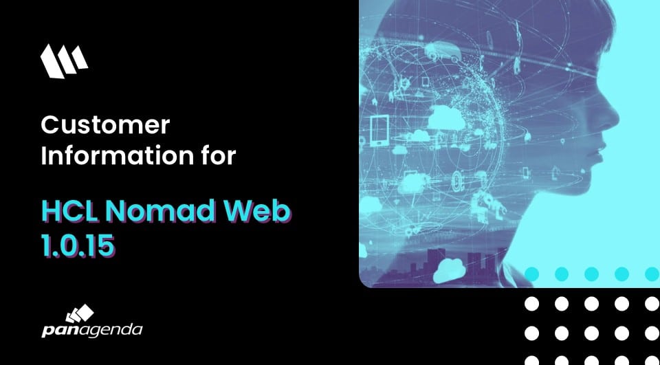 Customer Information for HCL Nomad Web 1.0.15