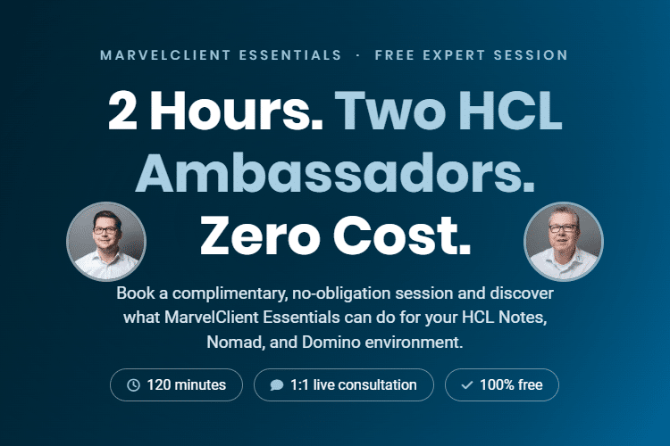 Free 2 hour MarvelClient Essentials Consulting
